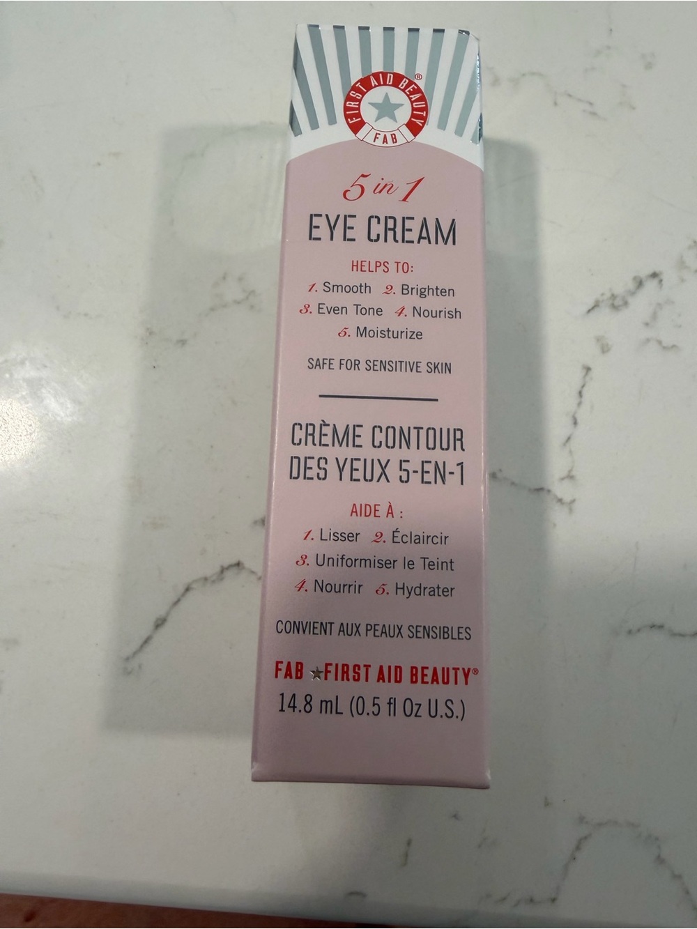 First Aid Beauty 5-in-1 Eye Cream - FACTORY SEALED BOX